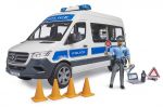 Mercedes Benz Police Van With Policeman - Bruder 02683 Scale 1:16
