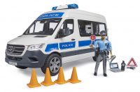 Mercedes Benz Police Van With Policeman - Bruder 02683 Scale 1:16