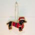 Dachshund Dog Hand Made Embroidered Decoration - Luxe Christmas