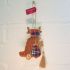 Highland Cow Bagpipes Tartan Hand Made Embroidered Decoration - Luxe Christmas