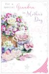 Mother's Day Card - Grandma Cupcakes - Glittered - Out of the Blue