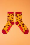 Powder UK Ladies Leopard Print Socks - Bamboo - Free Gift bag