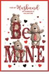 Valentine's Day Card - Husband Bears Be Mine Glitter - Simon Elvin
