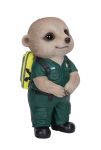 Paramedic Backpack - NHS Ambulance Baby Meerkat Ornament Gift - Indoor or Outdoor - Fun