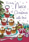 Christmas Card - Niece - Cupcakes - Regal 