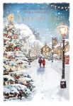 Christmas Card - Mum & Dad - Walking in the Snow - Ling Design