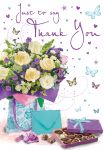 Thank You Card - Bouquet of Flowers