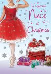 Christmas Card - Niece - Ballerina - Regal 