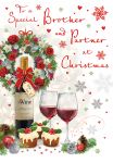 Christmas Card - Brother & Partner Wine - Regal 