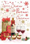 Christmas Card - Sister & Partner Wine - Regal 