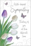 Sympathy Card - Thinking of You - Tulips - Regal