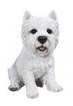 West Highland Westie Terrier Dog - Lifelike Garden Ornament - Indoor or Outdoor - Real Life Vivid Arts