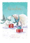 Christmas Card - Grandson - Polar Bears - The Wildlife Ling Design