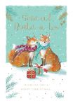 Christmas Card - Sister & Brother in Law - Fox - The Wildlife Ling Design