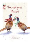 Christmas Card - Son & Partner - Pheasants - The Wildlife Ling Design