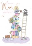 Birthday Card - Mum - Stack of Presents - Ling Design
