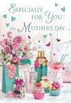 Mother's Day Card - Especially For You - Cocktails - Glitter - Regal