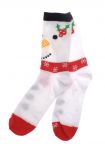 Bulk Buy - 8 Pairs - Christmas Novelty Socks Ladies - Snowman