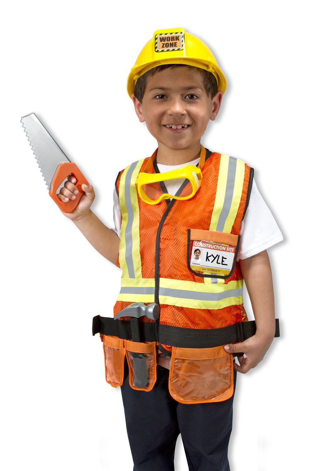 builder fancy dress boy