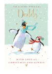 Christmas Card - Daddy - Penguin - The Wildlife Ling Design