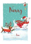 Christmas Card - Nanny - Dachshund Dog - The Wildlife Ling Design