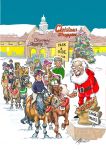 Christmas Card - Cheeky Pony Santa Treat - Funny Gift Envy