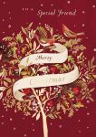 Christmas Card - Special Friend - Festive Robins - Xmas Collection Ling Design