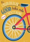 Birthday Card - Male - Cycling Bike Cycological - Jolly Good Ling Design