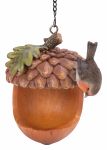 Robin Acorn Bird Feeder - Hanging - Garden Friends Vivid Arts