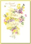 Easter Card - Special Friend - Wishes - Flowers