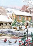 Christmas Card - Farmyard Pigs Horse - Country Cards