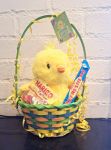 Easter Chick Gift Set - Soft Toy & Sweets in Basket