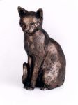 Cat Sitting Cold Cast Bronze Ornament - Willard - Frith Sculpture