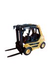 Welly Forklift Truck & Pallet Yellow Diecast Scale Model