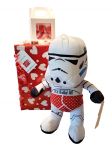 Valentine's Stormtrooper Red Underpants Soft Toy With Sweets & Chocolate - Gift Wrapped