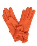 Powder UK Ladies Henrietta Faux Suede Gloves - Tangerine Orange