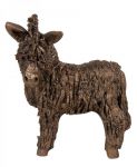 Donkey Cold Cast Bronze Miniature Ornament - Dilys - Frith Sculpture