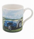 Blue Ford Vintage Tractor Fine China Mug - Boxed