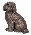 Cockapoo Dog Cold Cast Bronze Ornament - Jasper - Frith Sculpture