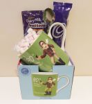 Cadbury's Hot Chocolate & 80th Male Birthday Mug Gift Set