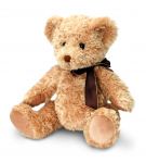 Sherwood Bear Brown Soft Toy with Brown Ribbon - Keel