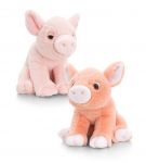 Pig Plush Soft Toy - With Sound - Keel - 2 Colours