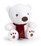 Christmas Polar Bear Tree Beanies Plush Soft Toy 14cm - Keeleco - Keel