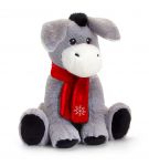 Christmas Donkey Plush Soft Toy 20cm Snowflake - Keeleco - Keel
