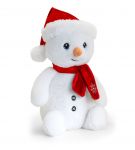 Christmas Snowman Plush Soft Toy 20cm Snowflake - Keeleco - Keel