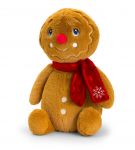 Christmas Gingerbread Man Plush Soft Toy 25cm Snowflake - Keeleco - Keel