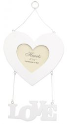 Love Heart Wooden Photo Frame