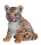 Tiger Cub Zoo - Lifelike Garden Ornament - Indoor or Outdoor - Real Life Vivid Arts