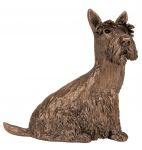 Scotty Scottish Terrier Dog Cold Cast Bronze Ornament - Fraser - Frith Sculpture