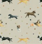 Dog German Shepherd Spaniel Collie Wrapping Paper Sheets & Tags - Arty Penguin
